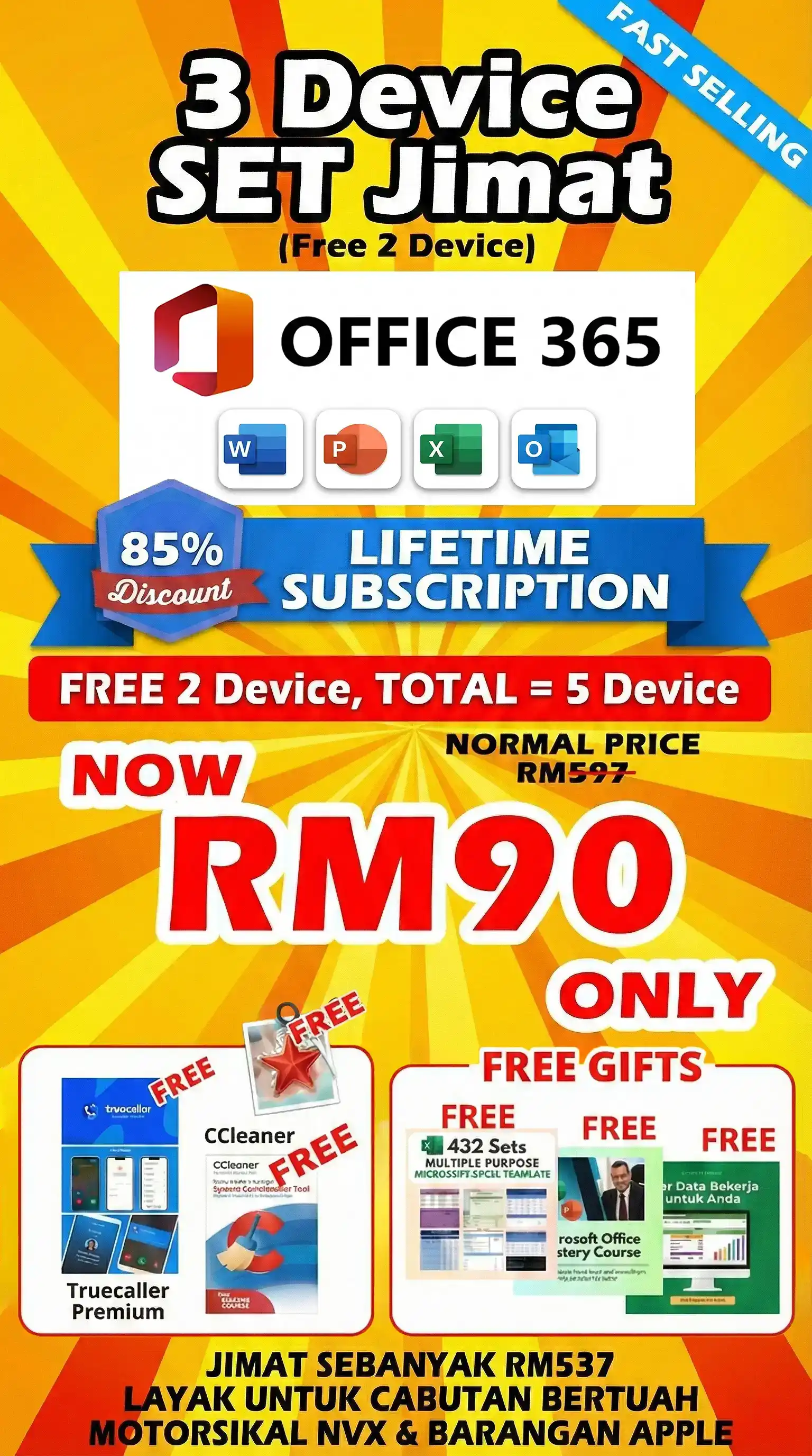 Set Jimat — Microsoft Office 365